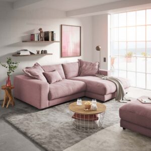 كنبة حرف L 200×160 سم أقمشة متعددة